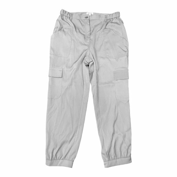 Max Studio Pants - Max Studio Gray Twill Stretch Cargo Joggers XL | NWT